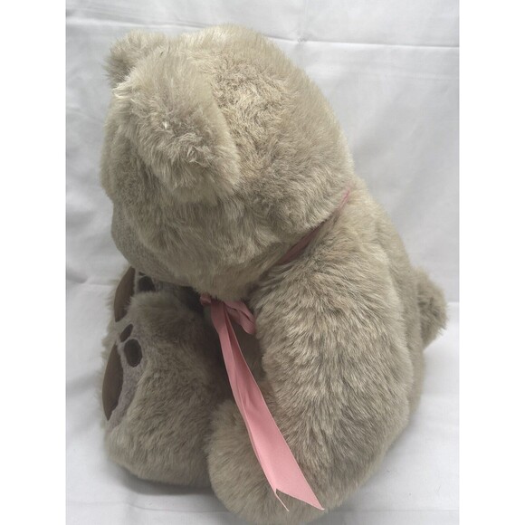 VINTAGE DERI CARTIER BEAR COMPANY 1985  "BABY BEAR" TAN TEDDY 24” STUFFED ANIMAL - Picture 5 of 16